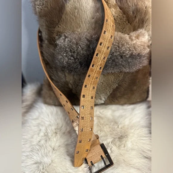 Vinage le château leather belt - Picture 2 of 9